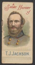 Repro 1888 DukeTobacco Histories of Generals CivilWar Thomas J Stonewall Jackson picture