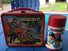 1973 Emergency Lunch Box & Thermos Super Nice Rare Complete Set picture