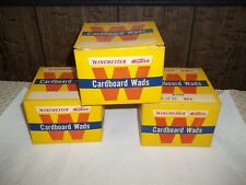 3 EMPTY Vintage Winchester WESTERN CARDBOARD Wads Box / AMMO BOX (LOT A) picture