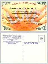 Aberdeen Washington HAPPY HEARTS CLUB FAITH HOPE TRUTH PEACE Postcard O698 picture