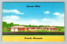 Duluth MN-Minnesota, Sunrise Motel, Exterior, Vintage Postcard picture