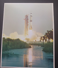 Original Apollo-Saturn Liftoff from PAD 39A Kennedy Space Center Photo Space Art picture