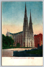 Postcard Saint Patrick's Cathedral, New York City, New York glitter picture