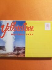 Yellowstone National Park  Vintage  foldable  Souvenir post card picture