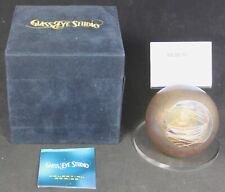 Glass Eye Studio GES Solar System Art Glass Paperweight #/2000 w/ Box picture