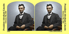 President Abraham Lincoln Civil War SV Stereoview Stereocard 3D 19469 picture