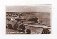 England Scotland Vintage Postcard Teignmouth from Torquay Head B&W picture