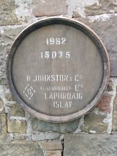 Rare 1982 Laphroaig Distillery Barrel lid 25