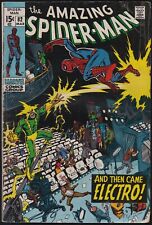 Marvel Comics AMAZING SPIDER-MAN #82 Electro 1970 VG picture