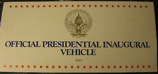 Political 1981 Presidential Reagan Bush Official Inaugural Vehicle Placard picture