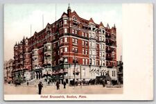 Hotel Brunswick Boston Mass MA c1900s Postcard W27 picture