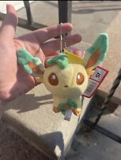 NWTS Pokémon Center Japan 2022 Leafeon Pokedoll Mascot Mini Plush Keychain picture