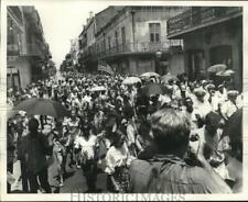 1970 Press Photo The crowd at Food Festival Parade on Royal Street. - nob12760 picture