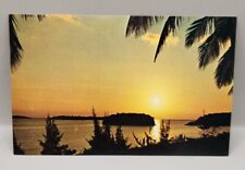 Florida's Lower East Coast Brilliant Tropical Sunset Postcard picture