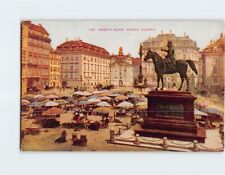 Postcard Market Place Vienna Austria picture