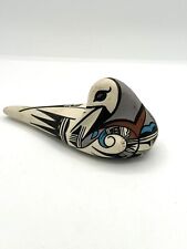 Vintage Hopi Bird Southwestern Style Desert Pueblo Pottery Dove  GZ Initials picture