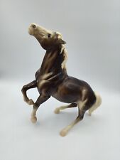 Vintage Breyer #88 Glossy Dark Charcoal Diablo the Semi-Rearing Mustang Horse picture
