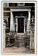 1921 Cook Oliver House Doorway Salem Massachusetts MA Antique Postcard picture