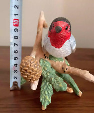 Lenox Red Faced Warbler Bird Sculpture Statue Ornament Figurine Collectible Deco picture