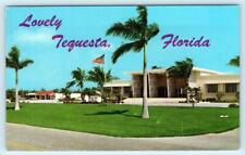TEQUESTA, Florida FL ~ Palms VILLAGE HALL Palm Beach County c1960s  Postcard picture