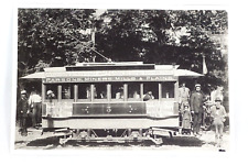 Wilkes-Barre & Suburban Street Railway Trolley Train Plains 5x7 Antique Photo picture