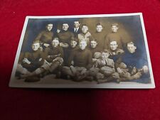 FOOTBALL TEAM Antique Real Photo Postcard RPPC Massena,  Ia. Champions 1913 picture