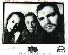 1993 Press Photo Cher UK is a Kansas City based neo punk trio with attitude picture