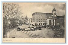 c1905 View Of Public Square Trolley Chambersburg Pennsylvania PA UDB Postcard picture