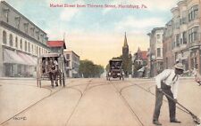 View of Market Street from 13th Street, Harrisburg, PA., 1910 Postcard, Used picture