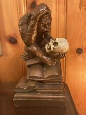 Charles Darwin Monkey And Skull Evolution Bookend picture