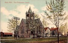 Postcard First Presbyterian Church in Ithaca, Michigan picture