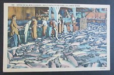 Interior Salmon Cannery Columbia River Daily Capacity 60 Tons WA Postcard picture