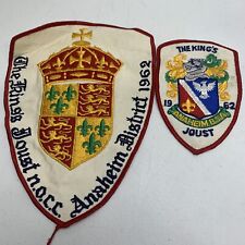 BSA The Knights Joust patches NOCC Anaheim District 1962 picture