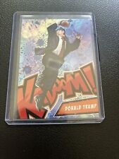 DONALD TRUMP Kaboom Refractor Custom Parody Trading Card 2023 fast shipping Rear picture
