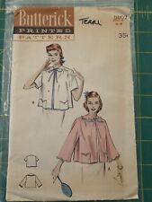 Vintage Sewing Pattern Butterick 5807 Women’s Bed Jackets SZ Medium UNCUT 1950s  picture
