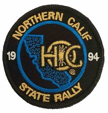 New Harley Davidson HOG 1994 Northern CA State Rally Patch picture