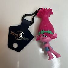 Universal Studios Trolls Poppy Figure Keychain Bag Clip New Pink Hair picture