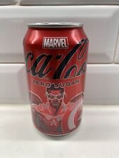 NEW LIMITED EDITION MARVEL Captain America COKE COKA COLA ZERO SUGAR 12 FLOZ CAN picture