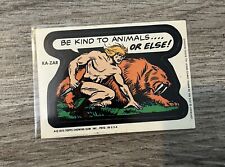 Vintage 1975 Topps KA-ZAR Marvel Comics sticker picture