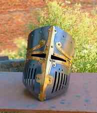 Medieval 13th Century Great Helmet Of Castile Warrior Steel Knight Battle Replic picture