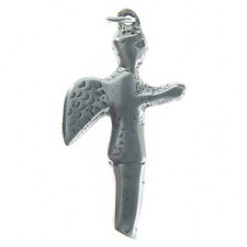 STANDING ANGEL (Right) MILAGRO charm, solid sterling silver (925) (M-154) picture