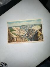 *RARE* GRAND CANYON FROM GRAND VIEW, YELLOWSTONE NATIONAL PARK BROWN BACK Haynes picture