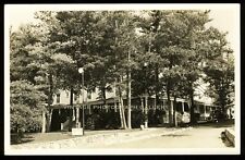Vintage Real Photo Postcard RPPC Hotel Wequetonsine Michigan MI  picture