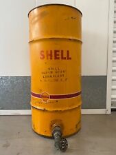 🔥 Very RARE Antique Old SHELL Petroliana Oil Drum - Super Gear Lubricant, 1940s picture