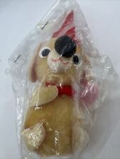 Vintage Christmas Ornament Fuzzy Dog With Hat Made in Japan New Old Stock picture