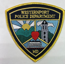 Westernport Police Maryland MD Patch I3 picture