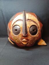 Very Rare Vintage Authentic African Mask From Ghana, Large Handcrafted picture