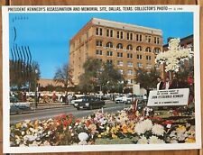 Pres Kennedy’s Assassination & Memorial Site Dallas TX 1964 Collectors Photo UPC picture