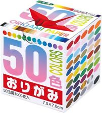 Toyo Thousand Paper Cranes Origami 7cm, 50 Colors, 1000 Sheets Multicolor  picture