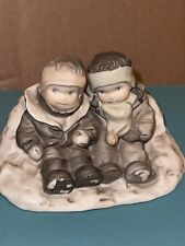 Vintage Kim Anderson Enesco Figurine Snow Where Else I’d Rather Be picture